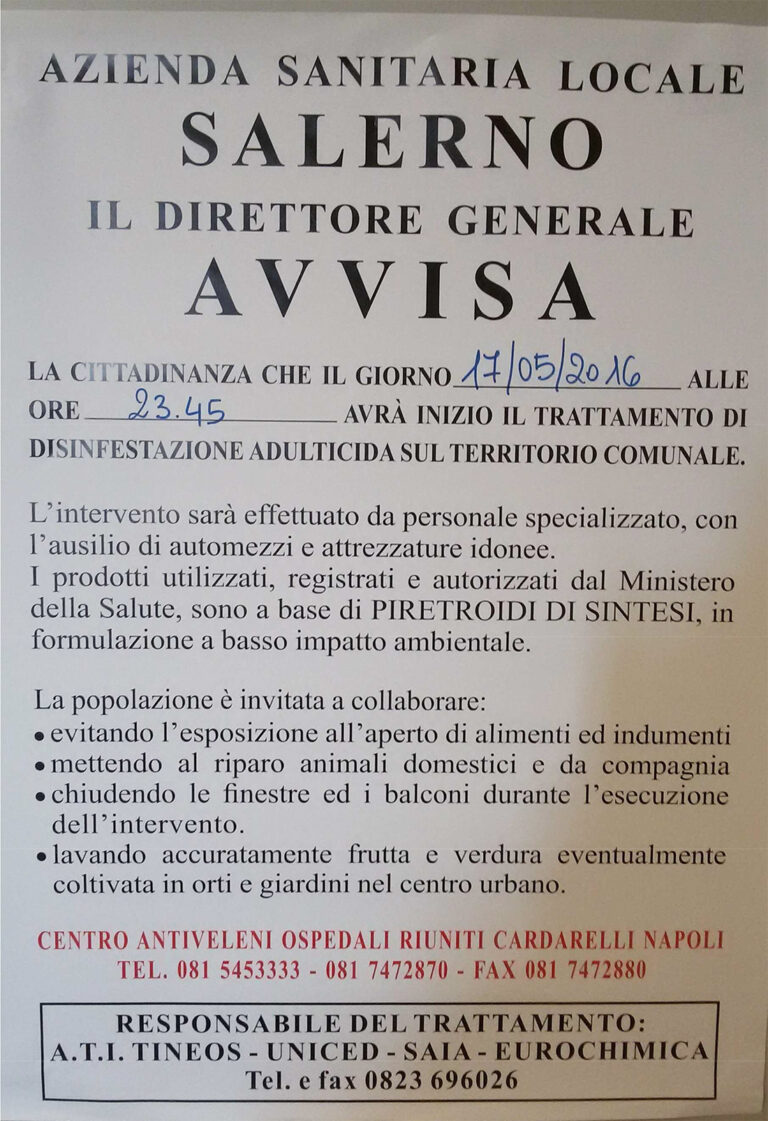 disinfestazione