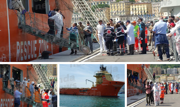 sbarco migranti 26 maggio evidenza