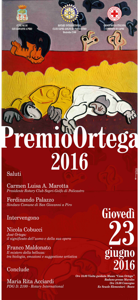 San Giovanni a Piro: si svolgerà domani il Premio Ortega 2016