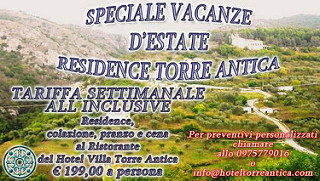 Atena Lucana: “Speciale Vacanze d’Estate” al Residence Torre Antica