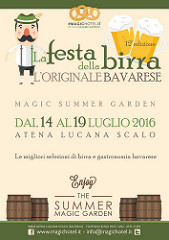 Dal 14 al 19 luglio torna al Magic Hotel di Atena Lucana la “Festa della Birra”