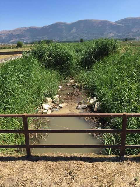 Sant’Arsenio: detriti ancora nel fiume Fosso. Sopralluogo del Consorzio di Bonifica