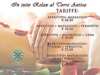 Atena Lucana: “In tutto Relax al Villa Torre Antica” con massaggi e tariffe speciali