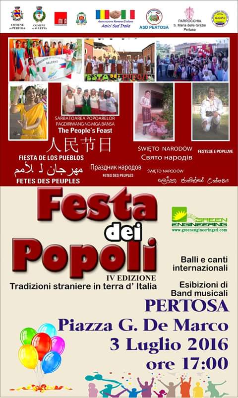 FESTA DEI POPOLI PERTOSA