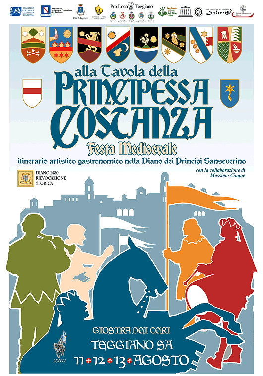 Domani a Salerno presentazione XXIII edizione “Alla Tavola Principessa Costanza”