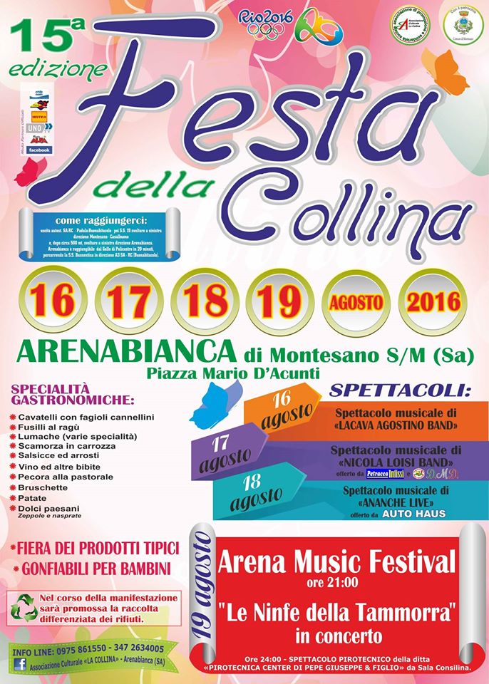 Montesano: termina questa sera la XV edizione della “Festa della Collina”