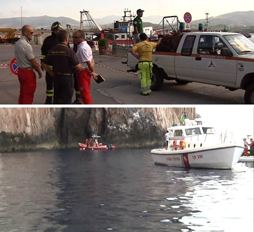 tragedia palinuro evidenza 22 agosto 01