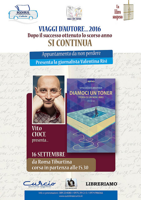 Polla: il 17 settembre presentazione di “Diamoci un toner” del giornalista Vito Cioce