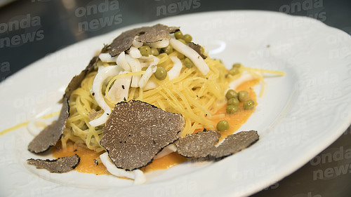 Al “Villa Torre Antica” taglierini all’uovo su crema di zucca piccante e tartufo