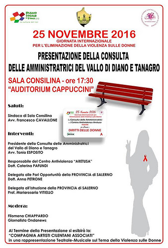 Sala Consilina: il 25 novembre presentazione della “Consulta delle Amministratrici”