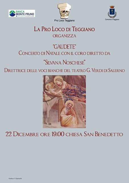 Teggiano:domani il concerto di Natale “Gaudete” con il coro diretto da Silvana Noschese