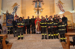 Sala Consilina: i Vigili del Fuoco festeggiano la patrona Santa Barbara