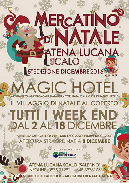 L’8 Dicembre apertura straordinaria del Mercatino di Natale al Magic Hotel