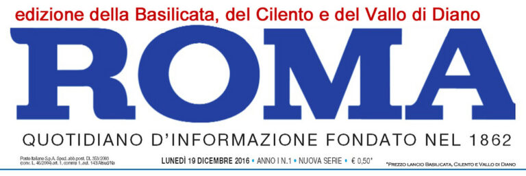 Dal 19 dicembre il “Roma” ritorna nel Vallo di Diano