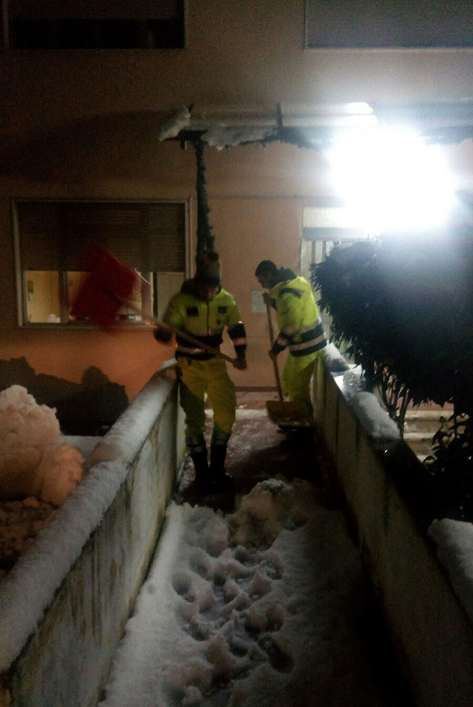 Emergenza neve.Da San Pietro al Tanagro volontari in campo per aiutare i “vicini” di Sant’Arsenio