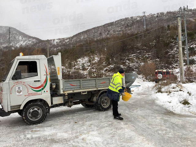 Emergenza neve. Il comune di Montesano sulla Marcellana chiede lo stato di calamità naturale