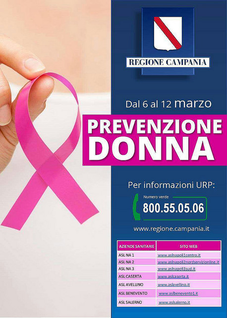 “Prevenzione donna”: dal 6 al 12 marzo visite gratuite a Sala e Sant’Arsenio