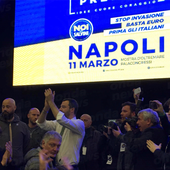 Visita di Matteo Salvini a Napoli. Presente anche il gruppo “Noi con Salvini – Vallo di Diano”