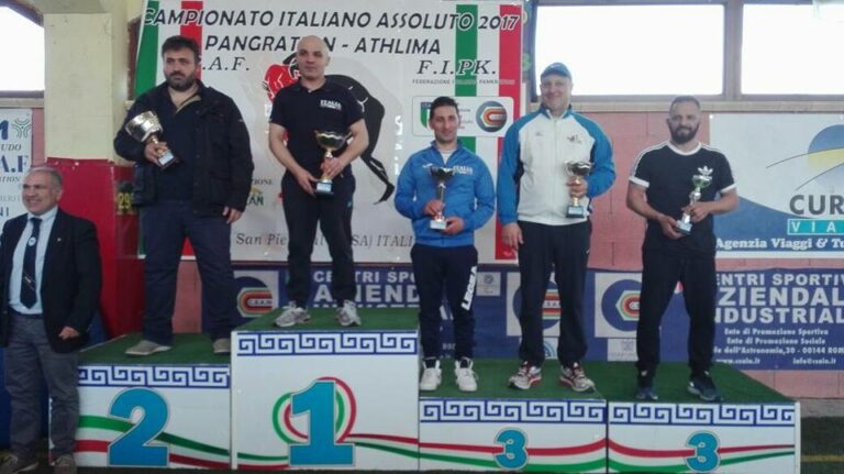 San Pietro al Tanagro: la New Kodokan prima in classifica al Campionato Italiano di Pankration