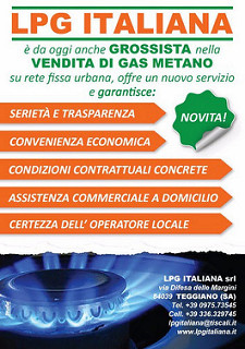 L’azienda “LPG Italiana” di Teggiano diventa venditore di gas metano nel Vallo di Diano