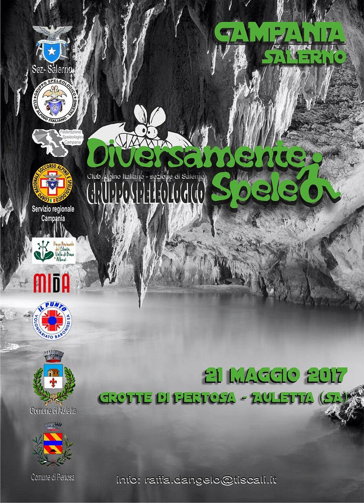 Grotte Pertosa-Auletta. Il 21 maggio “Diversamente Speleo” sostenuta dalla Fondazione MIdA