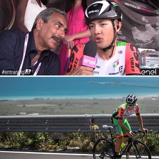 E’ originario di Laviano il ciclista più giovane del Giro d’Italia 2017