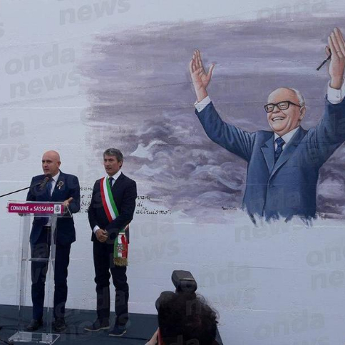 Sassano: il Sottosegretario alla Difesa Gioacchino Alfano inaugura la Piazzetta “Sandro Pertini”