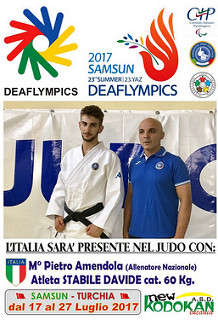 Il Maestro Amendola della New Kodokan e Davide Stabile in Turchia alle Olimpiadi degli ipoudenti