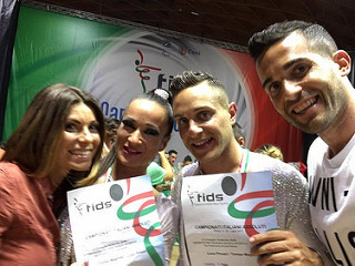 Teresa Magrino di Vietri di Potenza e Luca Pirozzi campioni italiani di danze caraibiche a Rimini