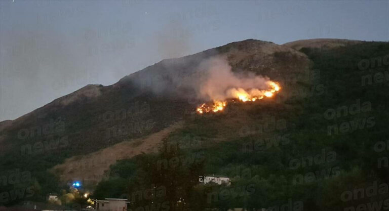 Bruciano le montagne di Teggiano e Sassano. Intervengono i Vigili del Fuoco