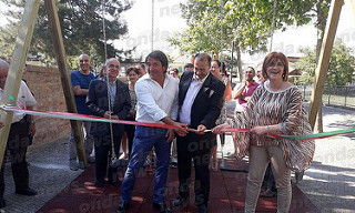 Teggiano: inaugurato a Piedimonte il parco giochi donato dall’imprenditore Raffaele De Paola