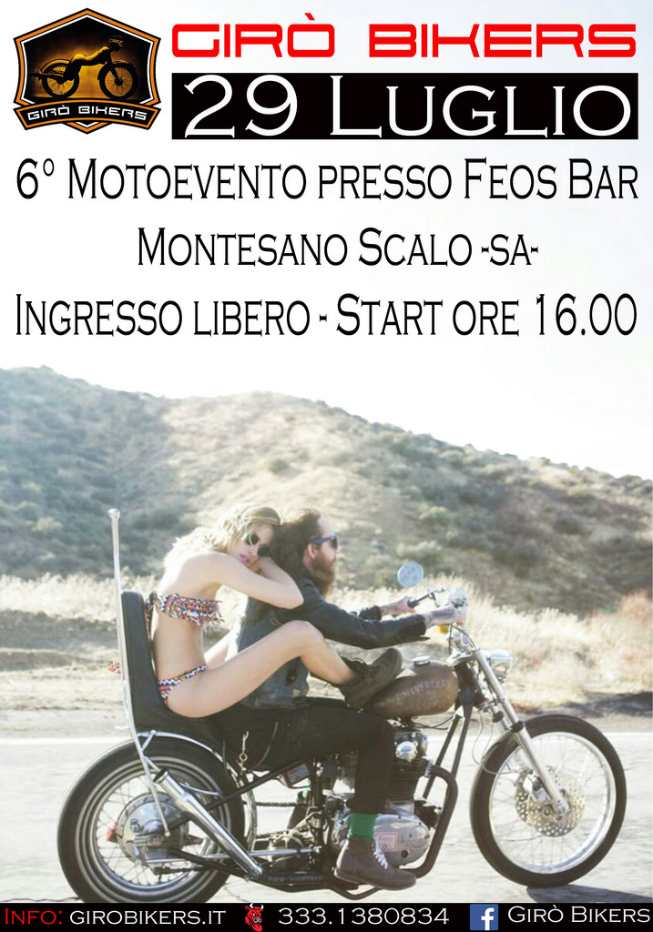 Montesano: passione per le moto e divertimento per il 6° motoevento dei Girò Bikers