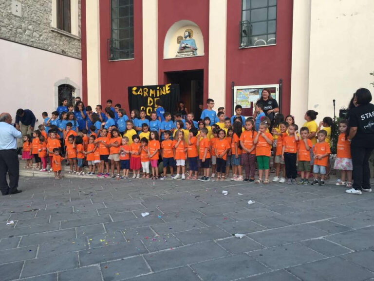 Teggiano: chiude con una gioiosa festa il Centro Estivo del Punto Famiglia Acli Manicolorate