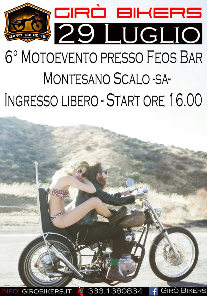 Montesano: domani il 6° motoraduno dell’associazione “Girò Bikers”