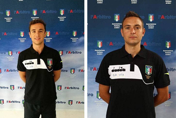 Manuel ed Ivan Robilotta della sezione arbitri di Sala Consilina designati per la prima di serie B