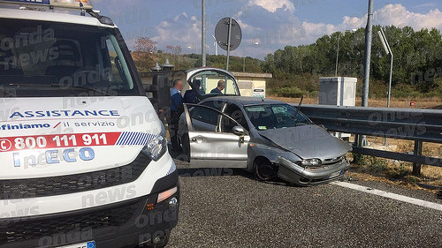 Incidente stradale in A2 tra Contursi Terme e Campagna. Feriti due coniugi