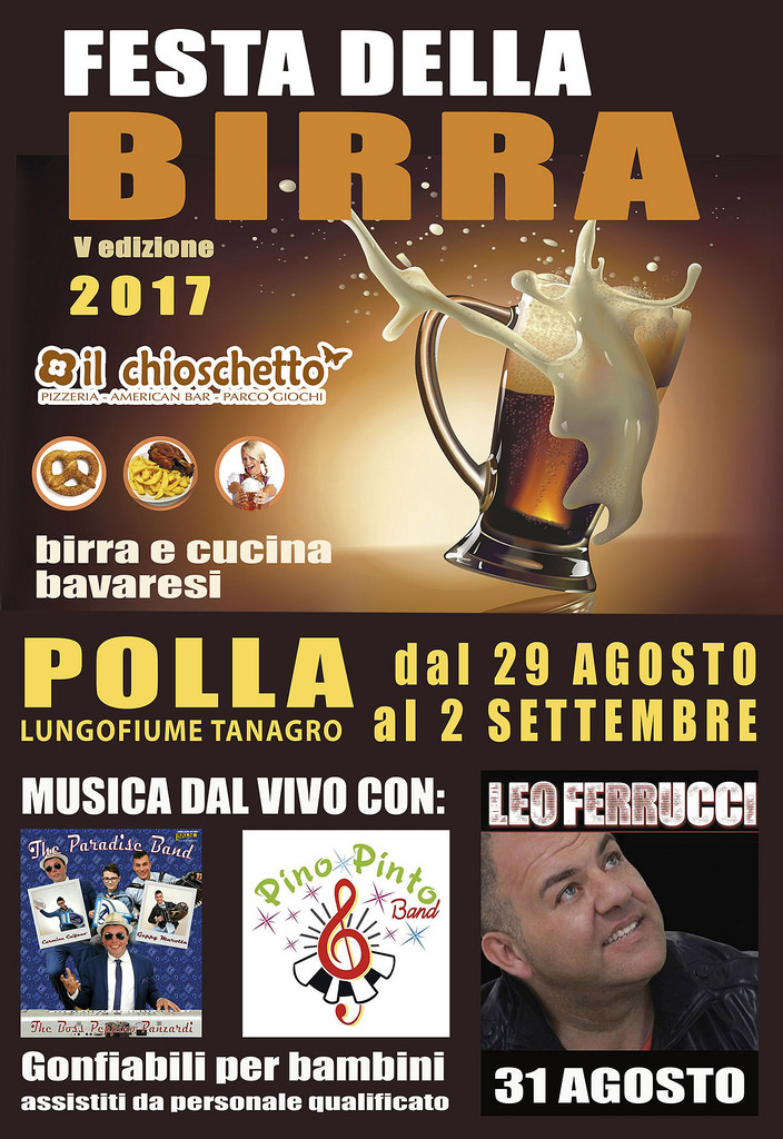 Polla: dal 29 agosto al 2 settembre la quinta edizione della Festa della Birra