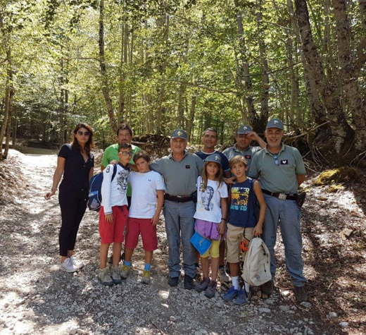 bambini ritrovati monte cervati foto repubblica napoli evidenza