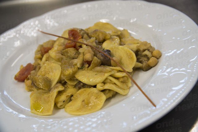 Al “Villa Torre Antica” strascinati con crema di ceci, porcini e castagne