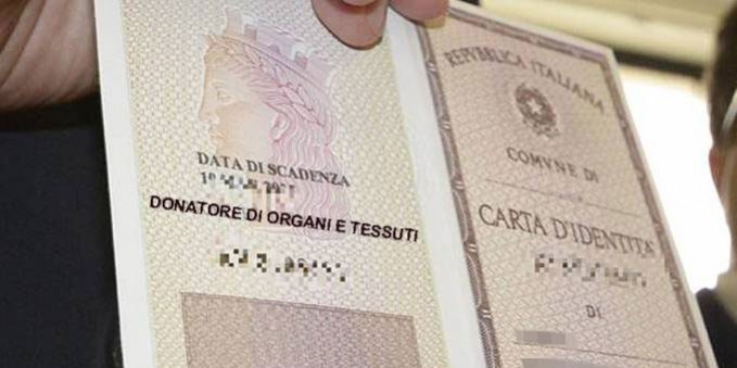 Donazione degli organi. Sulle carte d’identità del Comune di Padula la registrazione del consenso