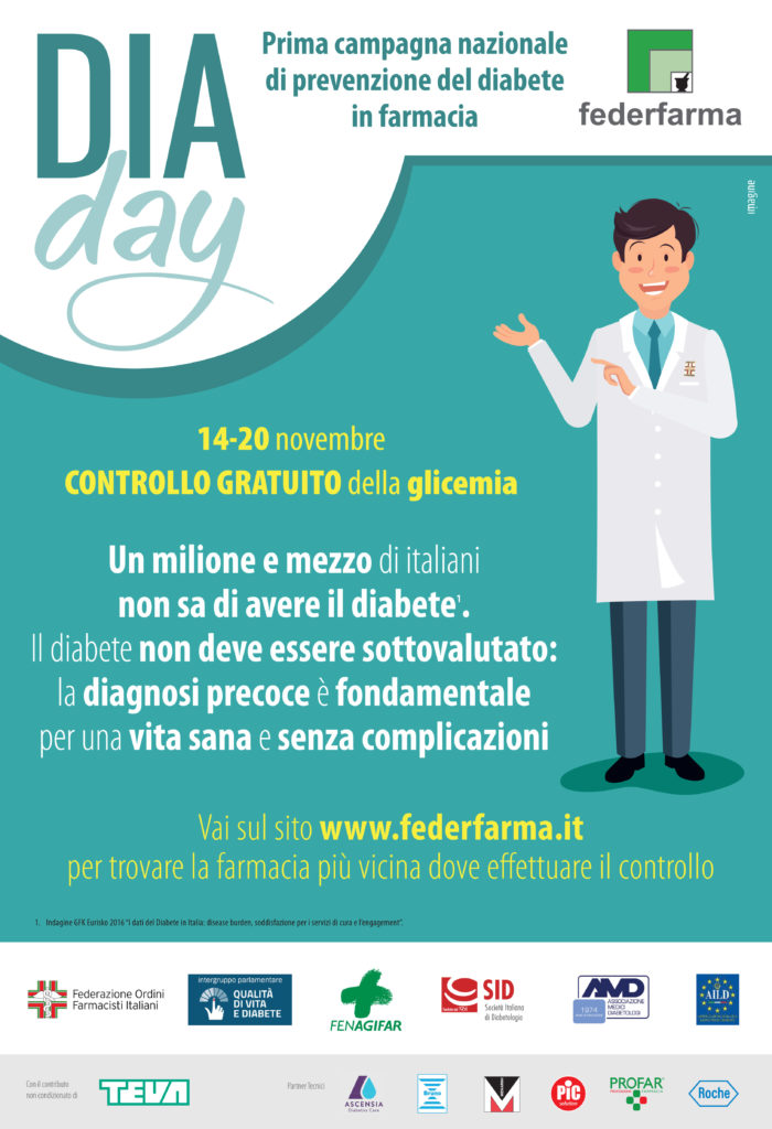 Giornata Mondiale del Diabete. Screening gratuito della glicemia alla Farmacia Di Muria di Padula Scalo