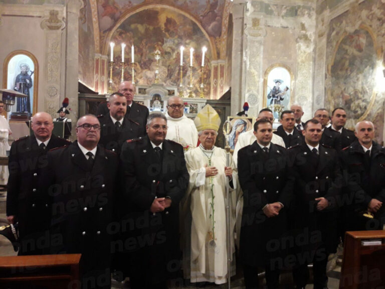 I Carabinieri della Compagnia di Sala Consilina celebrano la “Virgo Fidelis” nel Convento di Polla