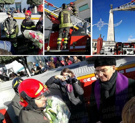 San Cono vigili del fuoco evidenza