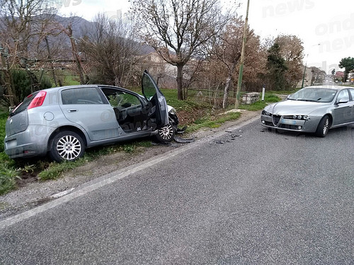 Incidente a Polla lungo la SS19. Ferito il sindaco Rocco Giuliano e un uomo di Teggiano