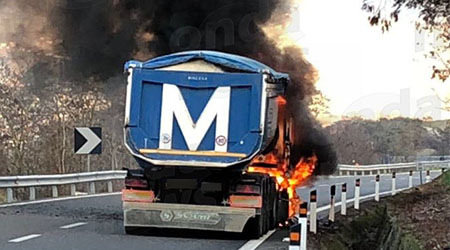 fb incendio camion raccordo vietri