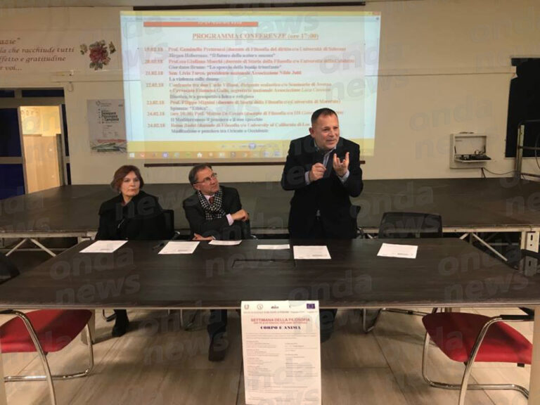 Teggiano: presentata la seconda edizione della “Settimana della Filosofia” al “Pomponio Leto”