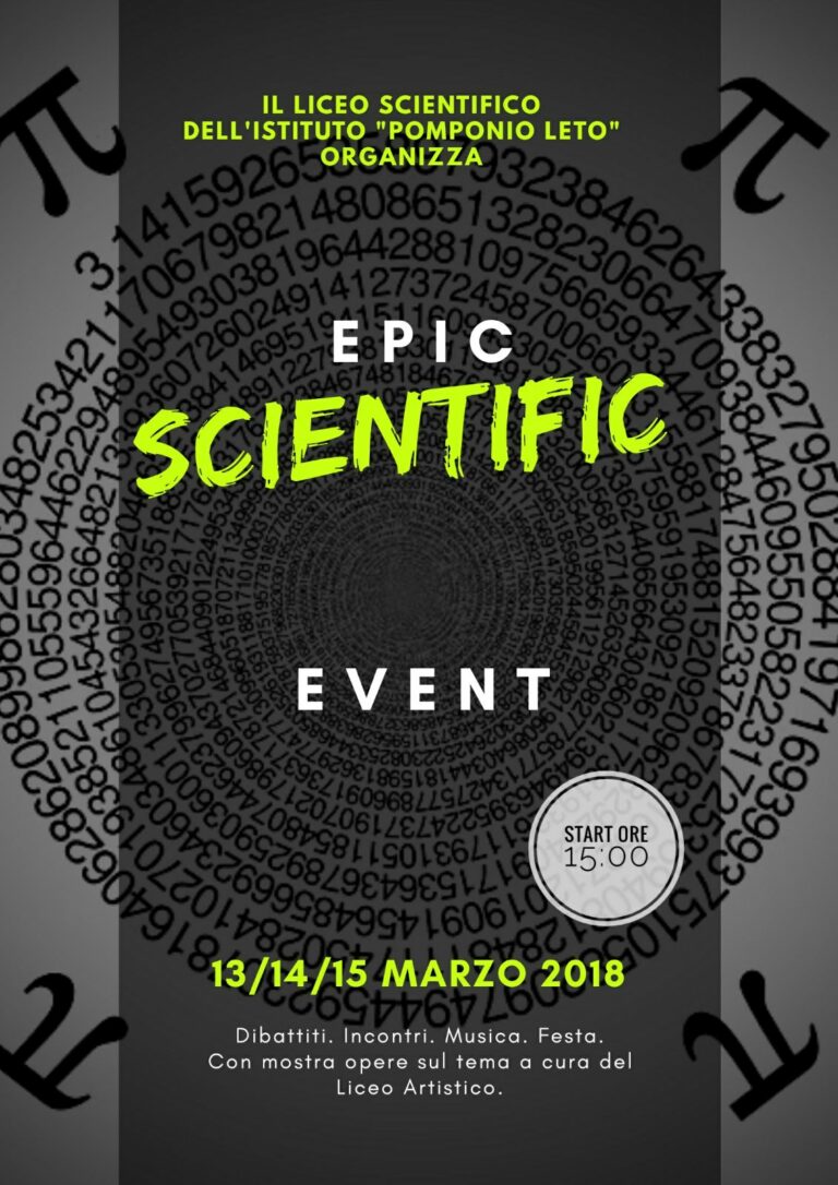 Epic Scientific Event al”Pomponio Leto”.Il fisico Giuseppe Marmo ospite al Liceo Scientifico di Teggiano