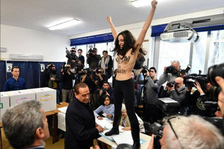 “Squallida contestazione di Femen a Berlusconi”. Lettera aperta del poeta di Padula Mario Senatore