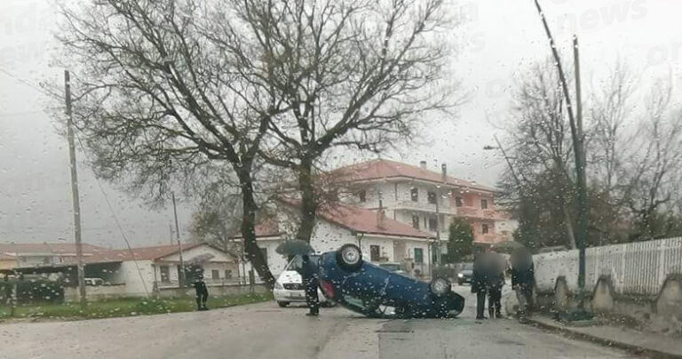 Sassano: anziano perde il controllo dell’auto e si ribalta sulla strada