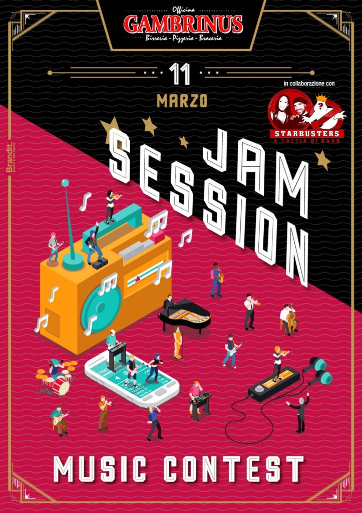 Dall’11 marzo, all’Officina Gambrinus di Atena Lucana, al via il music contest “Jam Session”